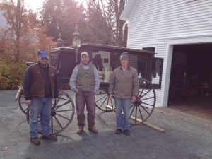 Hearse with Fred.John.Roger