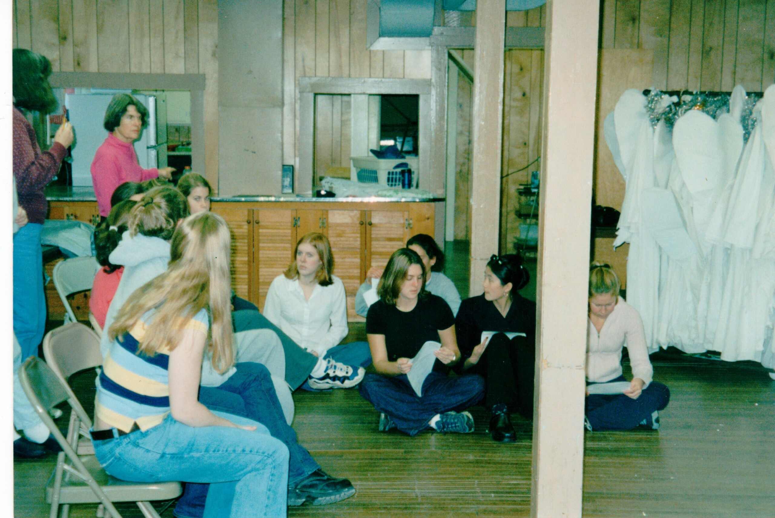 Christmas Pageant Practice 1991